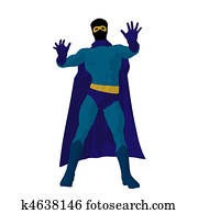 גיבור על, דוגמה, צללית