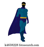 גיבור על, דוגמה, צללית