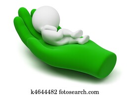 3, kicsi, emberek, -, törődik