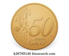 cinquante euro, cent, monnaie