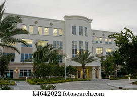 Office in the Early Morning