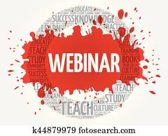 webinar, 単語, 雲