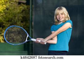 Young Tennis Player