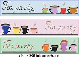 Abstraction tea party Abstraction tea party