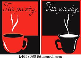 Abstraction tea party Abstraction tea party