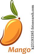 Cartoon mango fruit sketch Cartoon mango fruit sketch
