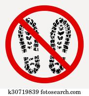 dirty shoes are prohibited dirty shoes are prohibited