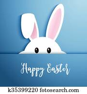 Easter bunny background Easter bunny background