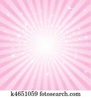 extracto, rosa, estrellas y rayas