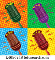 old vintage microphone background old vintage microphone background