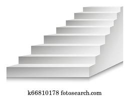 Stairs or staircases and podium ladder vector illustreation. Stairs or staircases and podium ladder vector illustreation.