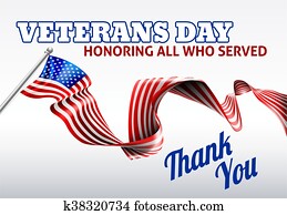 וטרנים יום, דגל אמריקאי, עצב