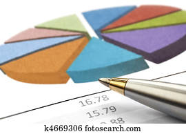 caneta, sobre, mapa torta