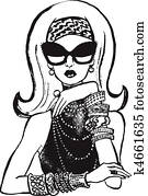 fashion woman illustration fashion woman illustration
