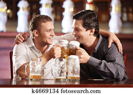 שיכור, שמח, איש, ב, a, מסבאה