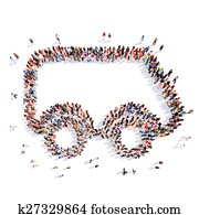 人在, 形式, ......的, a, 汽車。