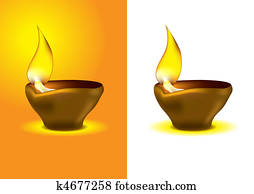 Diwali Diya - Oil lamp for dipawali celebration Diwali Diya - Oil lamp for dipawali celebration