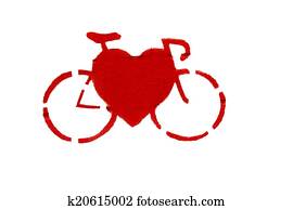 Icon on the benefits of bicycle