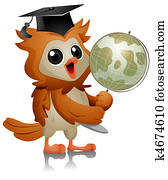 Owl Globe Owl Globe