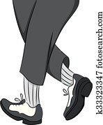 pieds, claquettes, chaussures