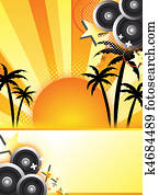 abstract summer party design abstract summer party design
