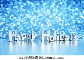 Christmas glitter background - Happy Holidays Christmas glitter background - Happy Holidays