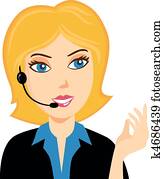 Customer support operator Customer support operator