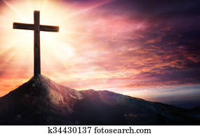 geheimnis, von, dass, kruzifix