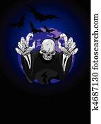 Halloween horrible Grim Reaper Halloween horrible Grim Reaper