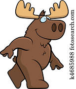 Moose Walking Moose Walking