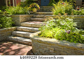 Natural stone landscaping Natural stone landscaping