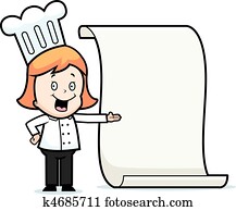 ילד, טבח, תפריט