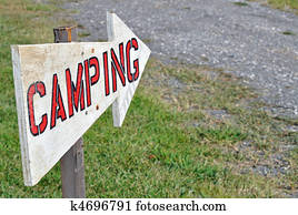 Camping Sign Camping Sign