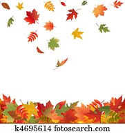Falling Fall Leaves Falling Fall Leaves