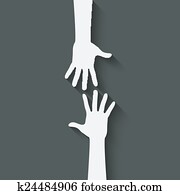 helping hand symbol helping hand symbol