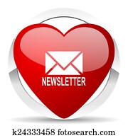 newsletter valentine icon newsletter valentine icon
