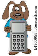 dog holding on to cell phone dog holding on to cell phone