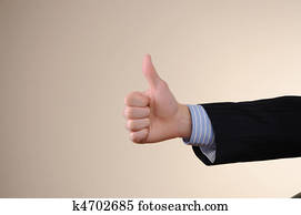 Gesture business person