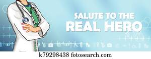 Healthcare and Medical background showing gratitude and saying Thank you Doctor for their Support during emergency and epidemic Healthcare and Medical background showing gratitude and saying Thank you Doctor for their Support during emergency and epidemic