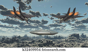 Military Jets Pursue UFO Military Jets Pursue UFO
