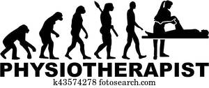 Physical therapist evolution with job title. Physical therapist evolution with job title.
