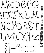 קישוטי, מכתבים