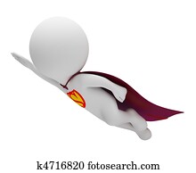 3d small people - superman 3d small people - superman