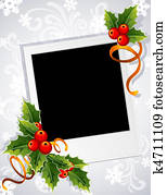 Christmas photo frame Christmas photo frame