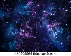 Galaxy, abstract blue background Galaxy, abstract blue background