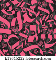 Hebrew Seamless Pattern Hebrew Seamless Pattern