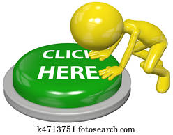 person, schieben, hier klicken, website, verbindung, taste