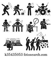 Rock Star Musician Music Artist Rock Star Musician Music Artist