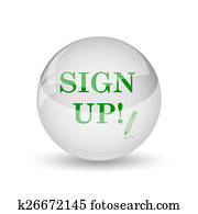 Sign up icon Sign up icon