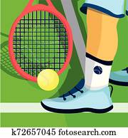 Tennis sport set Tennis sport set